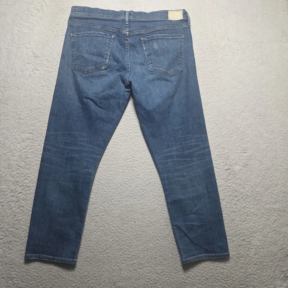 Citizens of Humanity Elsa Mid Rise Slim Fit Crop Jeans Women Size 32 Medium Wash